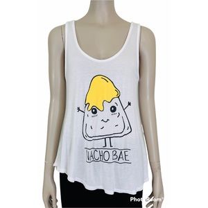 Nacho Bae Popular Basics White Tank Top